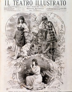 Ilustración para Mignon, ópera de Ambroise Thomas