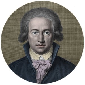 Johann Wolfgang von Goethe (1749-1832). Escritor alemán. Grabado siglo XIX - Retrato de Johann Wolfgang Goethe (1749-1832), escritor alemán de Anonymous Anonymous