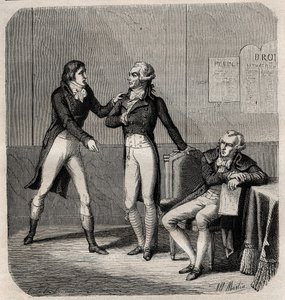 Maximilien Robespierre - Louis de Saint Just (Saint-Just) de Anonymous Anonymous
