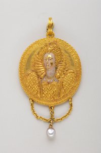 Medalla de 1589 en honor a la Reina Isabel I (siglo XVI) de Anonymous Anonymous