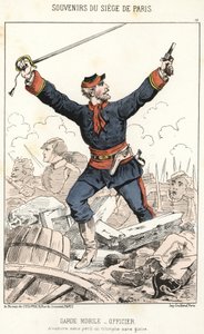 Recuerdos del sitio de París: Guardia Móvil - Oficial: Ser derrotado sin peligro, triunfar sin gloria de Anonymous Anonymous
