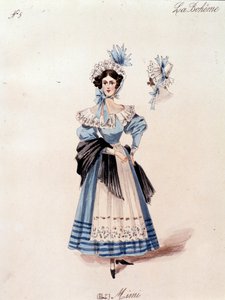 Mimi, personaje de la ópera La bohème por Puccini de Anonymous Anonymous