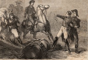 Guerras Napoleónicas 1813-15 - Batalla de Ligny (Bélgica), el 16 de junio de 1815 - Muerte de Jean-Baptiste Girard - La muerte del general Girard. Batalla de Ligny (16 de junio de 1815): herido en el campo de batalla, el General Girard (1775-1815), repatri de Anonymous Anonymous