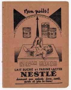 Publicidad de Nestlé para leche azucarada para niños de Anonymous Anonymous