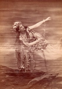 Cantante de ópera Lilli Lehmann como Woglinde en la ópera Das Rheingold de Richard Wagner. Bayreuth de Anonymous Anonymous