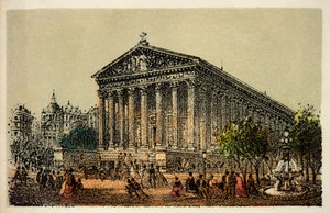 París 1874: Iglesia de La Madeleine de Anonymous Anonymous