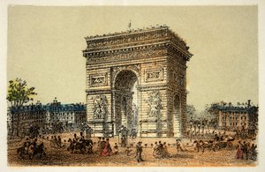 París 1874: El Arco del Triunfo, colección privada