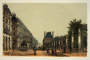 París 1874: La rue de Rivoli, colección privada