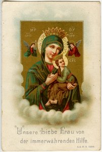 Imagen piadosa: Nuestra Señora del Perpetuo Socorro de Anonymous Anonymous