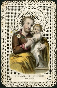 San José y Jesús (grabado) de Anonymous Anonymous