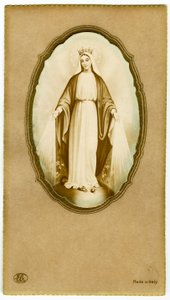 Imagen piadosa: La Virgen María (impresión)