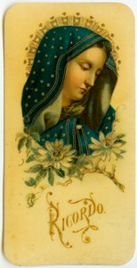 Imagen piadosa: Virgen María de Anonymous Anonymous