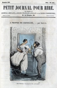 Caricatura política y social durante el Segundo Imperio. "Sobre la Crinolina"