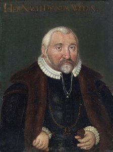 Retrato de Federico III del Palatinado, llamado Federico III el Piadoso, elector palatino del Rin (1515-1576)