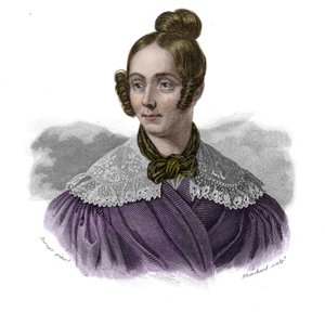 Retrato de Mademoiselle Didion (Barbe Francoise Madeleine Didion) (1798-1836) en “Retratos e historia de los hombres útiles: hombres y mujeres de todos los países y de todas las condiciones, que han adquirido derechos a la reconaissance des hommes” de Anonymous Anonymous