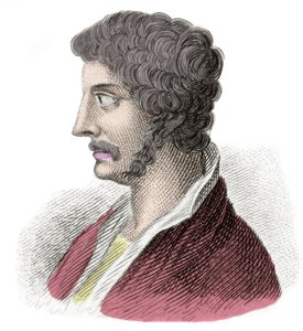 Retrato de Alcibíades (Alkibiads Kleiniou Scambonides) (450-404 a.C.), estadista y general ateniense. Grabado del siglo XIX. Milanés de Anonymous Anonymous