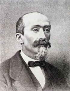 Retrato de Antonio Cagnoni compositor italiano. Colección privada milanesa de Anonymous Anonymous