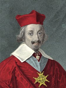 Retrato de Armand Jean Du Plessis, Cardenal de Richelieu (1585-1642) de Anonymous Anonymous