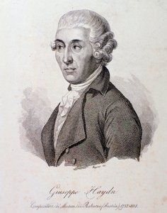 Retrato del compositor austriaco Joseph Haydn (1732-1809) de Anonymous Anonymous