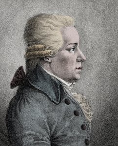 Retrato de Carl Ditters von Dittersdorf (1739-1799), compositor austriaco - Retrato de August Carl Ditters von Dittersdorf (1739-1799), compositor y violinista austriaco de Anonymous Anonymous
