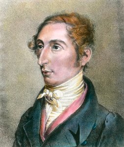 Retrato de Carl Maria von Weber (1786-1826) compositor alemán (grabado del siglo XIX) colección privada de Anonymous Anonymous