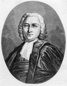 Retrato de Chrétien Guillaume de Malesherbes (1721-1794) abogado del Rey bajo la Convención - Grabado de 1863 en "The Red Book - Histoire De L