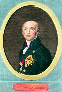 Retrato de Etienne de La Ville, Conde De Lacepede (1756-1825), naturalista francés. Grabado anónimo de Anonymous Anonymous