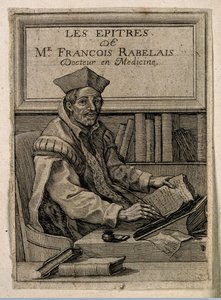 Retrato de François Rabelais (1494-1553) de Anonymous Anonymous