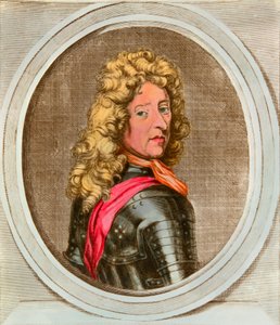 Retrato de Frederic Armand de Schomberg, conocido como el mariscal de Schomberg (1615-1690) jefe general del ejército que instaló en 1688 al Príncipe y Primer Ministro de Holanda Guillermo de Orange (1650-1702), durante la Revolución Gloriosa