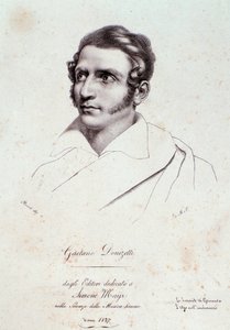 Retrato de Gaetano Donizetti de Anonymous Anonymous