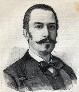 Retrato de Giovanni Giolitti (1842-1928) político italiano, Presidente del Consejo de Ministros. Grabado en 