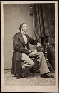 Retrato de Hans Christian Andersen (1805-1875), Anónimo. Fotografía, ca 1865. Colección privada de Anonymous Anonymous