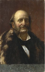 Retrato de Jacques Offenbach (1819-1880)