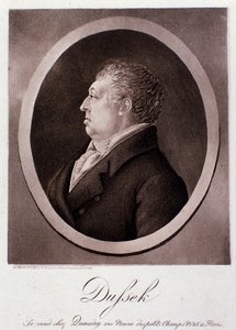 Retrato de Jan Ladislav Dussek (grabado)