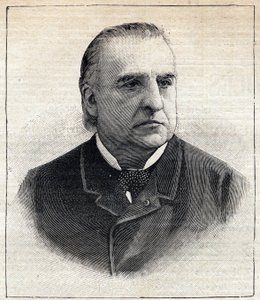 Retrato de Jean Martin Charcot (1825-1893), clínico y neurólogo. Grabado en "Le Petit Parisien" el 27/08/1893. de Anonymous Anonymous