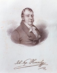 Retrato de Johann Nepomuk Hummel