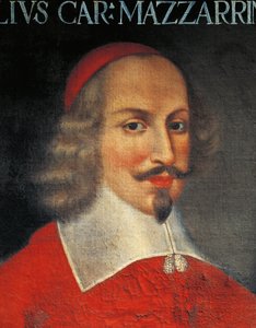 Retrato de Jules Mazarin, nacido Giulio Raimondo Mazzarino (Pescina de Anonymous Anonymous
