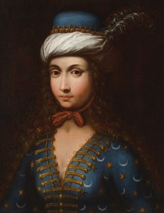 Retrato de Lady Mary Wortley Montagu de Anonymous Anonymous