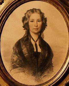 Retrato de Lili Cartwright (1805-1902)