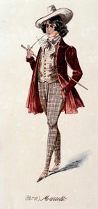 Retrato de Marcello, de La boheme de Puccini (1892-1895) de Anonymous Anonymous