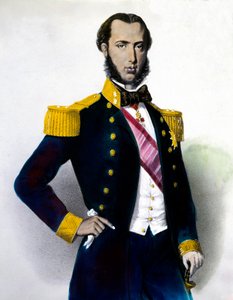 Retrato de Maximiliano I (Ferdinand Maximilian Joseph, Príncipe Imperial y Archiduque de Austria, Príncipe Real de Hungría y Bohemia), Emperador de México (1832-1867) de Anonymous Anonymous