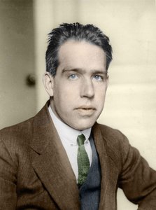 Retrato de Niels Bohr (1885 - 1962), Premio Nobel de Física en 1922