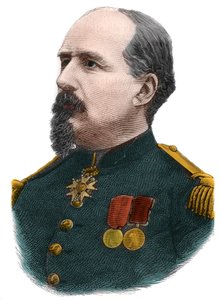 Retrato de Pierre Philippe Denfert Rochereau (1823-1878) coronel francés.