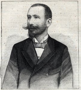 Retrato de Pierre Sales (1854?-1921?), escritor francés. Grabado en "Le Petit Parisien" de Anonymous Anonymous