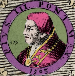 Retrato de Pío III, Francesco Todeschini Piccolomini (1439-1503), elegido Papa el 22 de septiembre de Anonymous Anonymous