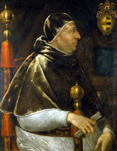 Retrato del Papa Alejandro VI (Rodrigo Borgia 1431-1503). pintura anónima. Milán. de Anonymous Anonymous