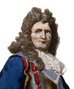 Retrato de Sebastien le Prestre, Señor de Vauban y luego Marqués de Vauban (1633-1707), Mariscal de Francia. Ilustración de 