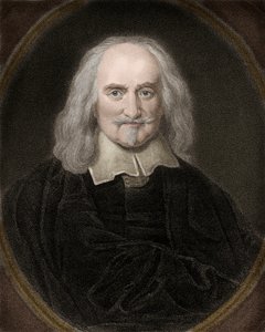 Retrato de Thomas Hobbes (1588-1679) filósofo inglés de Anonymous Anonymous