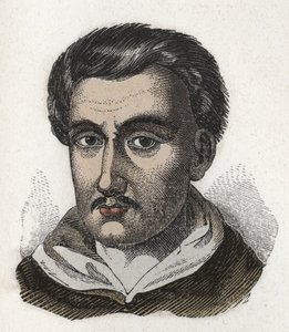 Retrato de Tommaso Campanella (1568-1639), monje dominico y filósofo. Grabado. Colección privada de Anonymous Anonymous