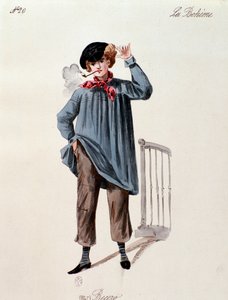 Retrato de un vendedor ambulante I, de La boheme de Puccini (1892-1895)